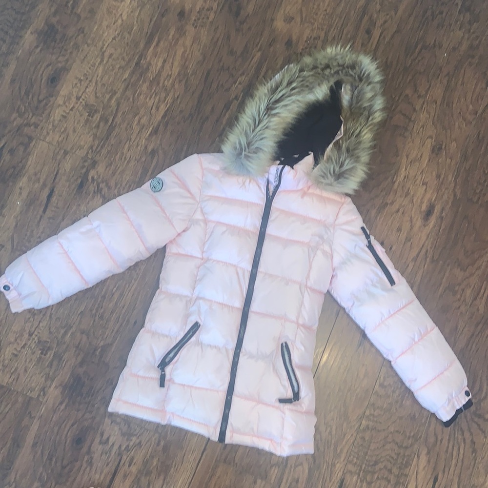 Justice Puffer Coat Girls Sz 12 Like New